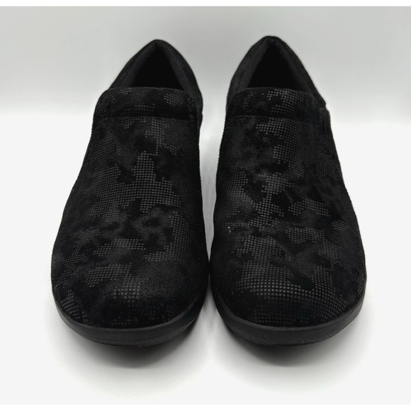 CLARKS Talene Pace Shoe Women's Size 11 Black Wedge Slip On Comfort - Picture 2 of 9